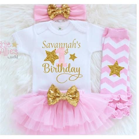 personalized 1st birthday outfits for girls|Personalized 1st Birthday Outfit for Girls